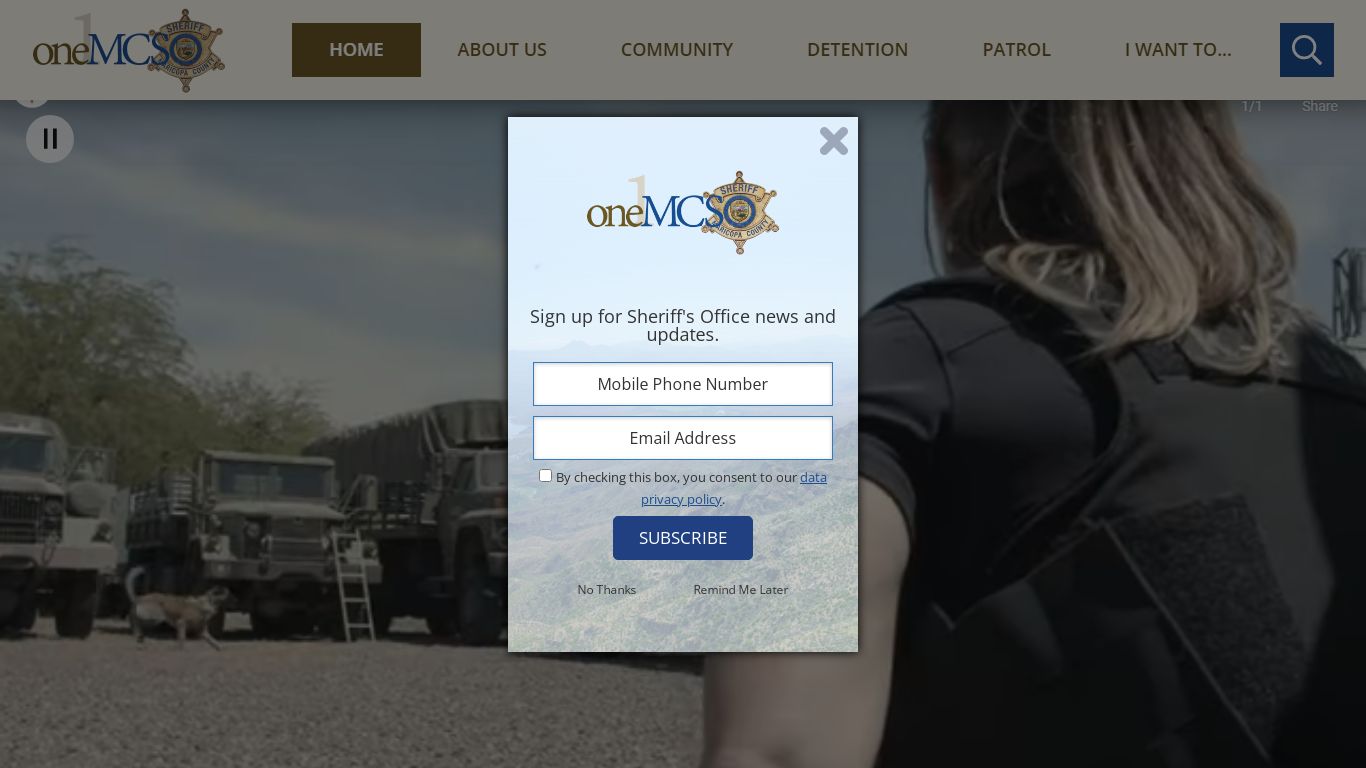 Maricopa County Sheriff's Office | Home
